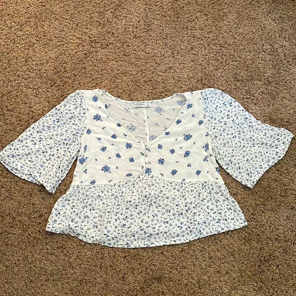 floral blouse